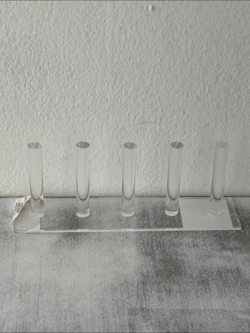 Acrylic Clear Ring Display by Bead Landing 5 rods